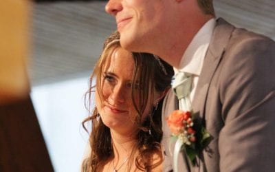 Nils en Corina zijn getrouwd in de Ontmoetingskerk